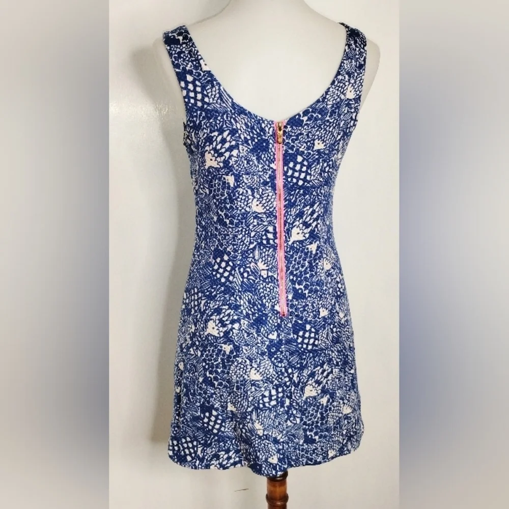 LILLY PULITZER BLUE FISH DRESS - Picture 6 of 10